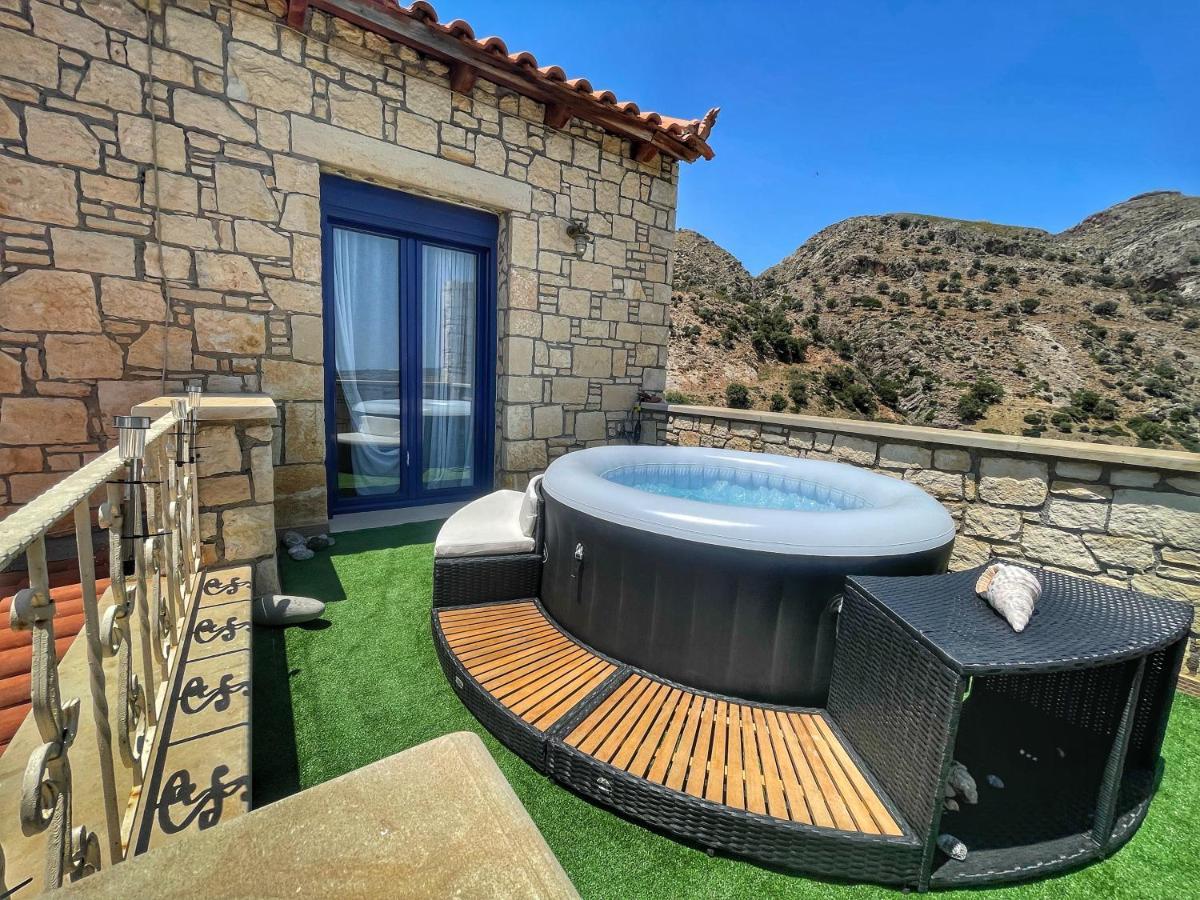 Elouthia Residence With Sea View And Hot Tub Cúcurosz Kültér fotó
